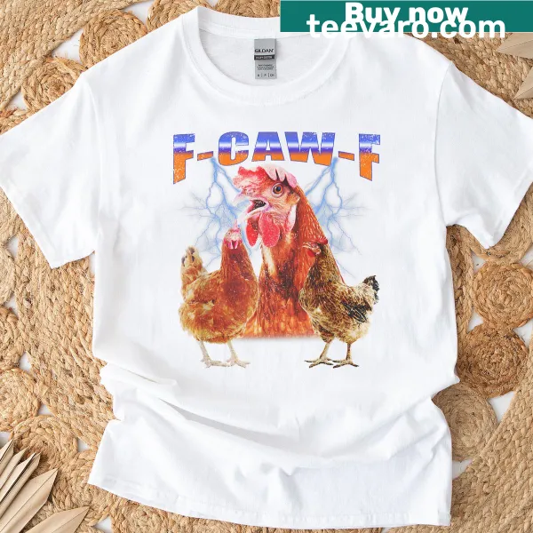 Vintage-inspired rooster graphic with humorous text