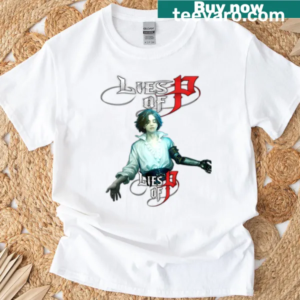 Fantasy-themed t-shirt showcasing graphics inspired by games and movies