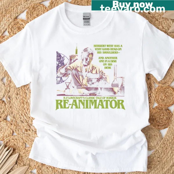 Vintage-style Halloween T-shirt with ghost and horror movie theme