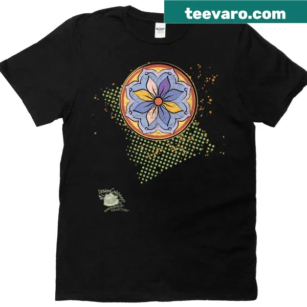 Flower Power graphic t-shirt featuring floral illustrations