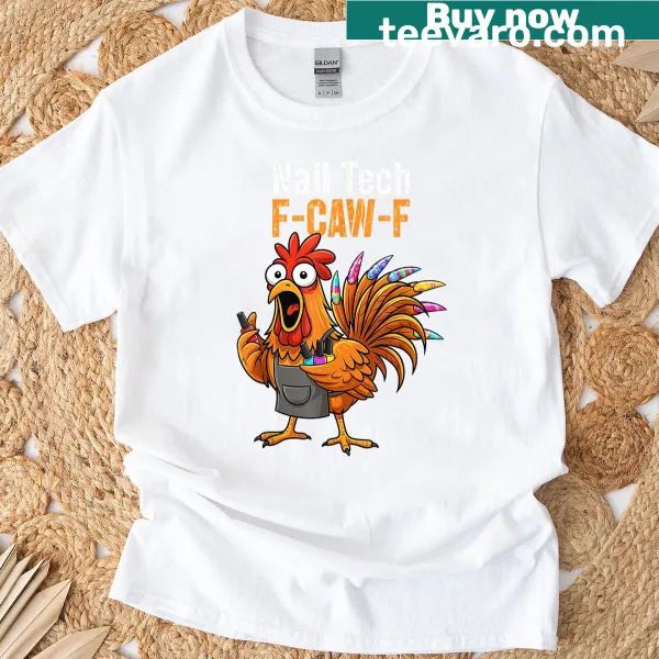 Cartoon chicken Thanksgiving t-shirt with humorous design