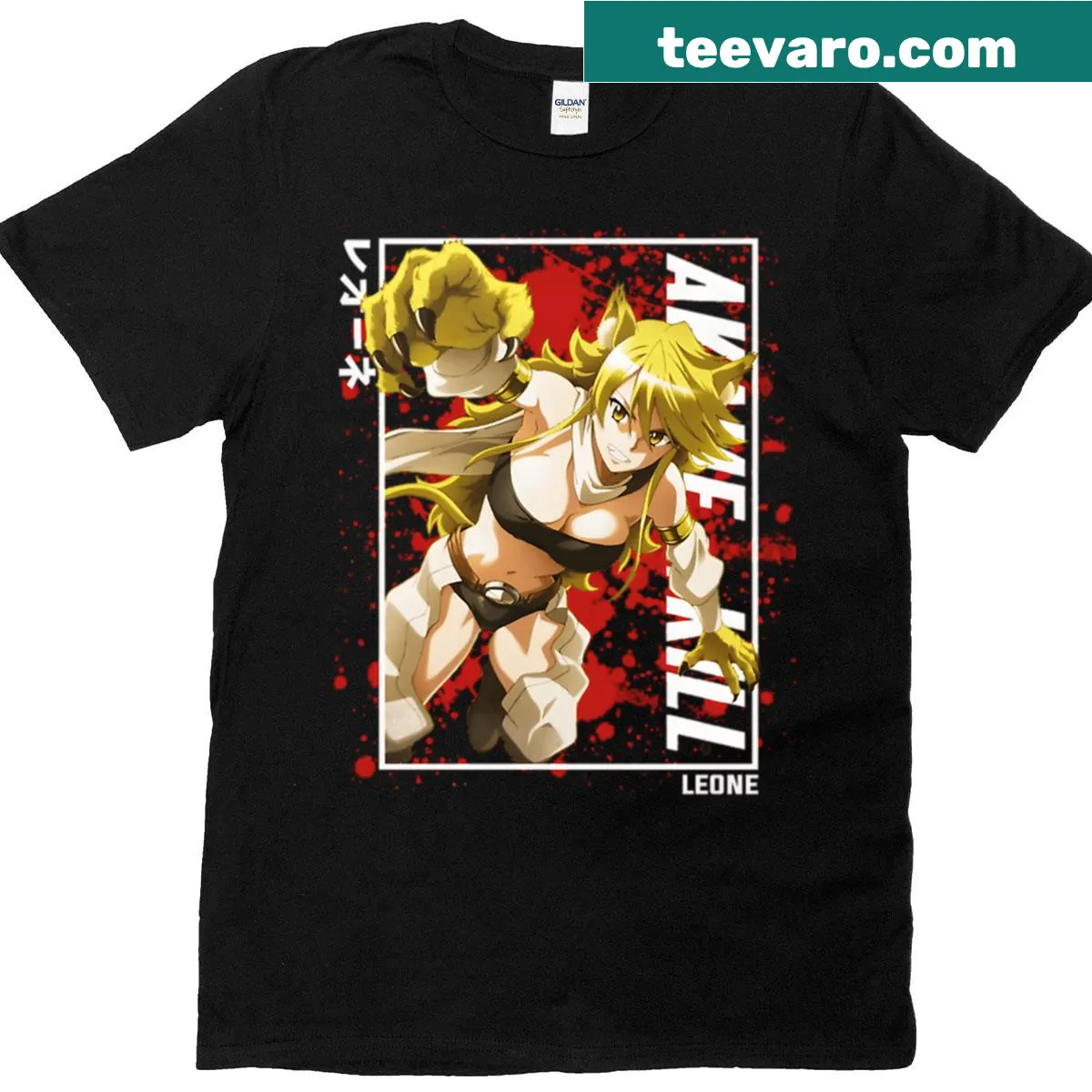 Vintage-style T-shirt featuring humor related to anime and action films — on a men's t-shirt
