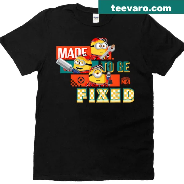 Cartoon banana graphic T-shirt with vintage movie humor