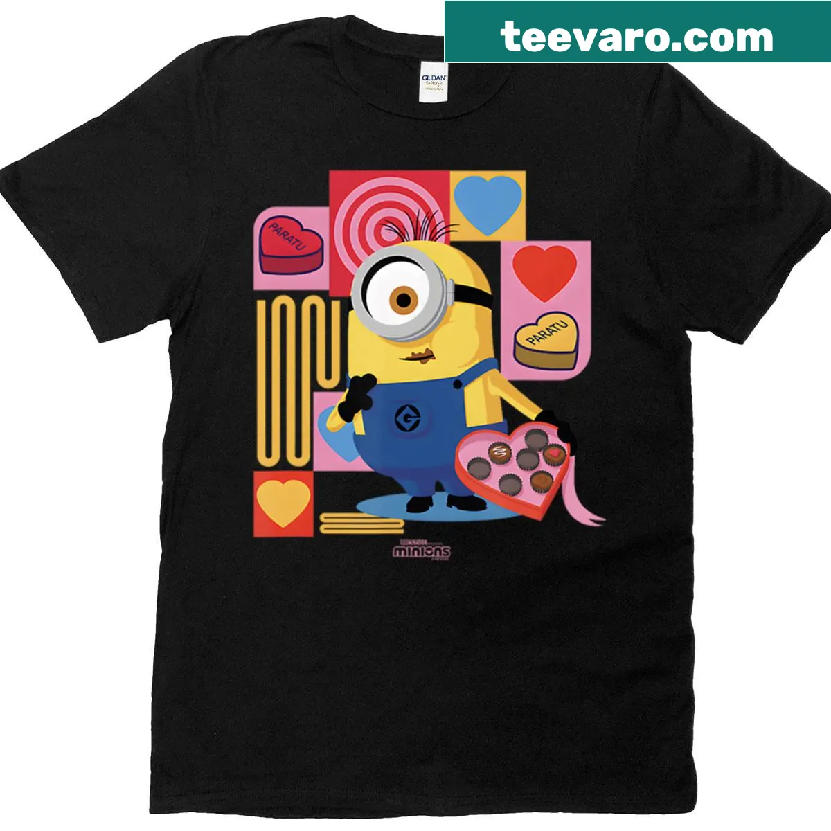 Funny vintage cartoon t-shirt featuring a banana character. — on a men's t-shirt