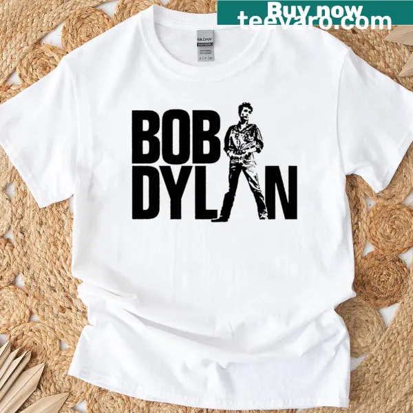 T-shirt featuring the iconic heritage logo of Bob Dylan