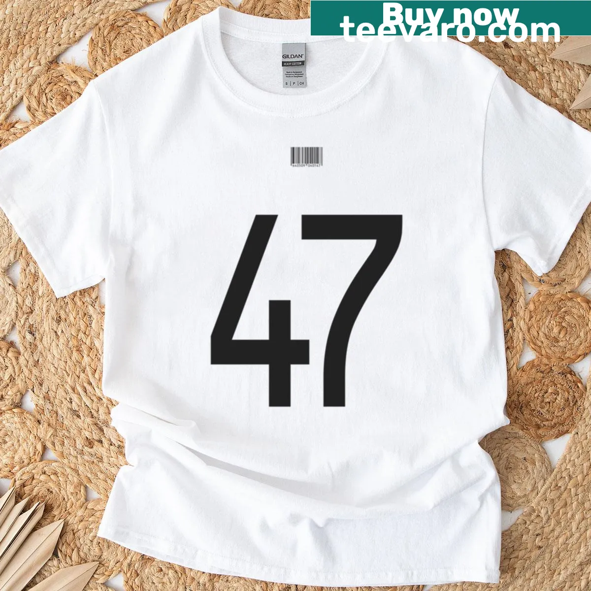 Hitman No 47 dark t-shirt featuring the iconic assassin — on a men's t-shirt