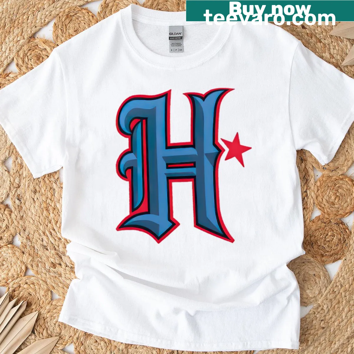 Houston Texans secondary logo T-shirt for football fans — on a men's t-shirt
