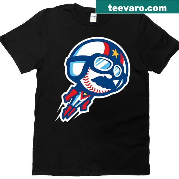 T-shirt featuring the Kannapolis Cannon Ballers logo and playful graphics