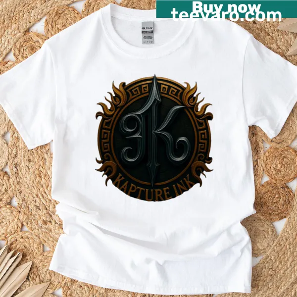Kapture Ink t-shirt with bold typographic design