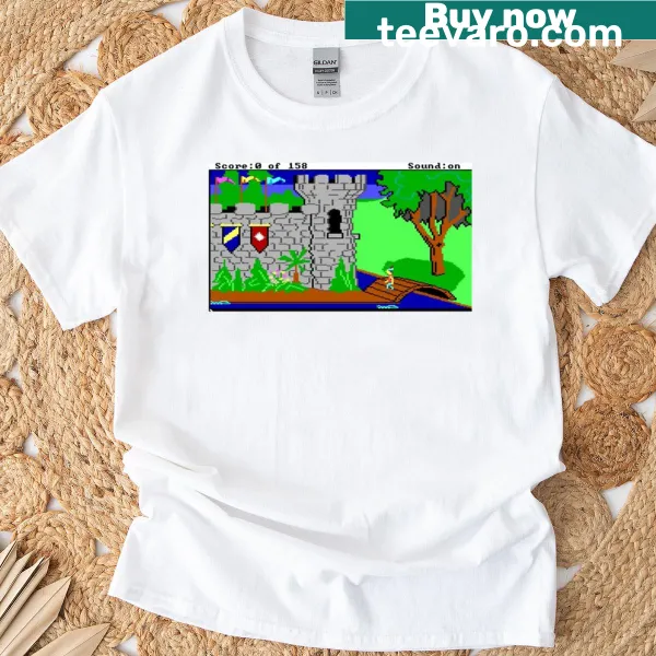 Kings Quest themed graphic T-shirt