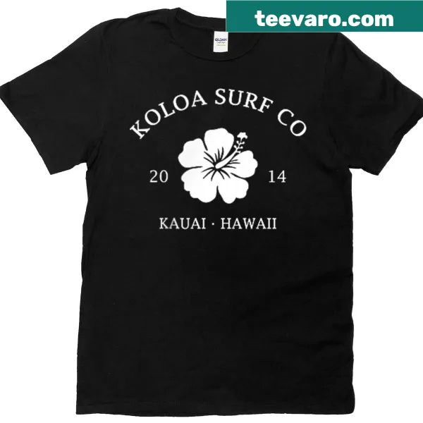 Lightweight Koloa Surf T-shirt with simple flower logo