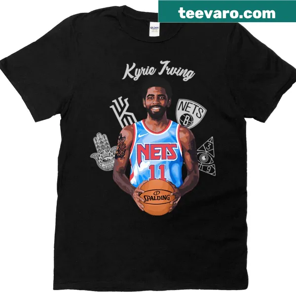 Kyrie Irving t-shirt featuring athletic-inspired design