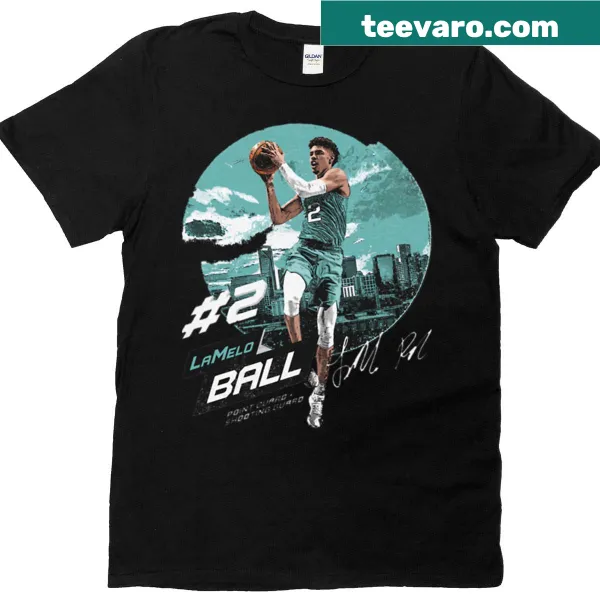 Lamelo Ball city emblem T-shirt featuring player design