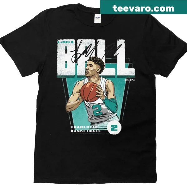 Lamelo Ball t-shirt featuring dynamic sports design