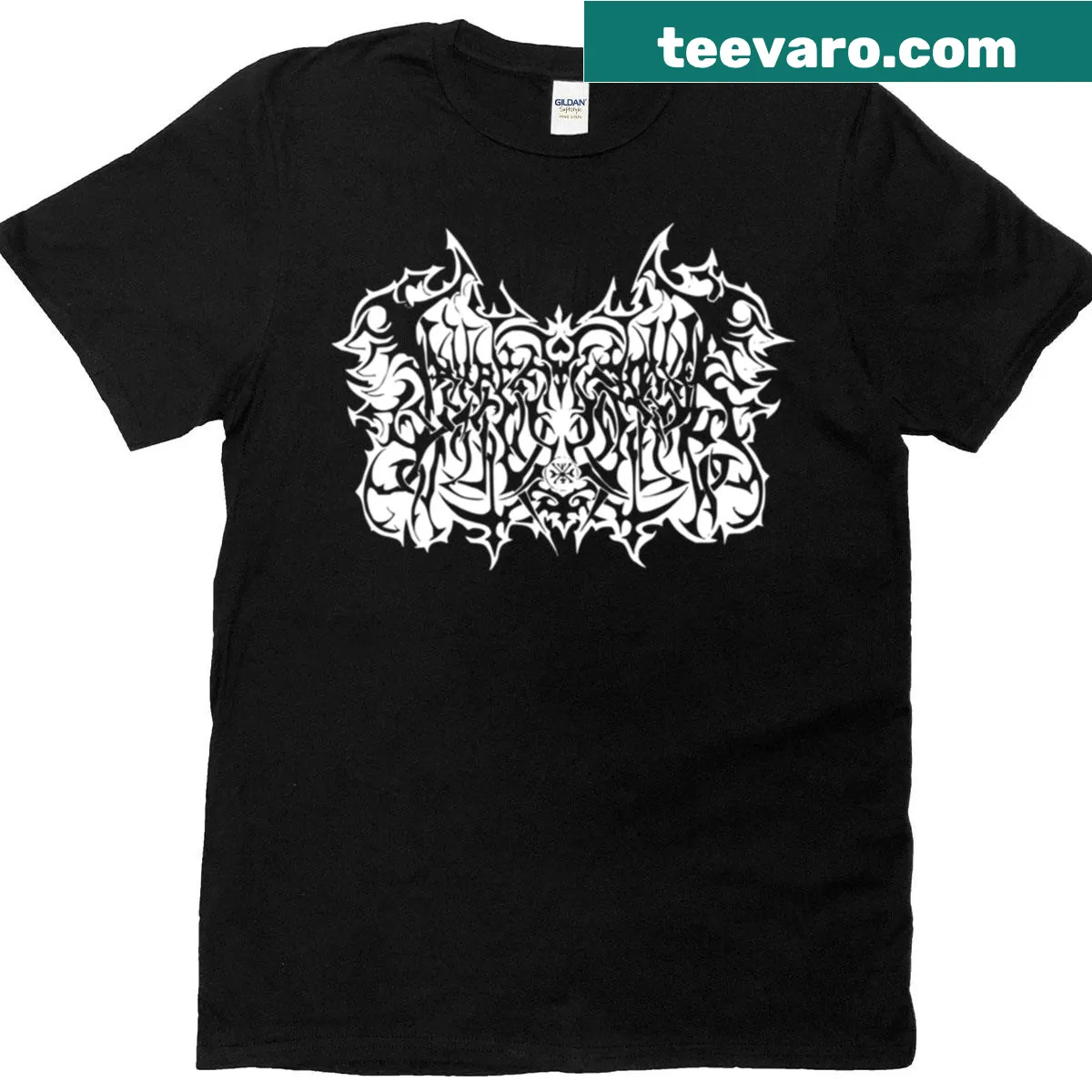 Lamp Of Murmuur logo T-shirt for music fans — on a men's t-shirt