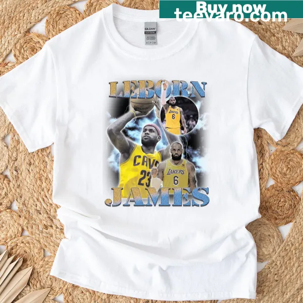 Vintage bootleg Lebron James t-shirt with a playful design