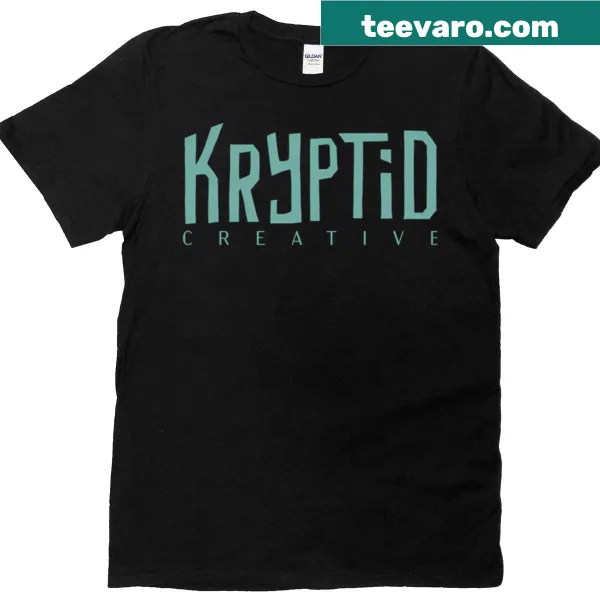 Oversized T-shirt featuring a unique cryptid-inspired logo
