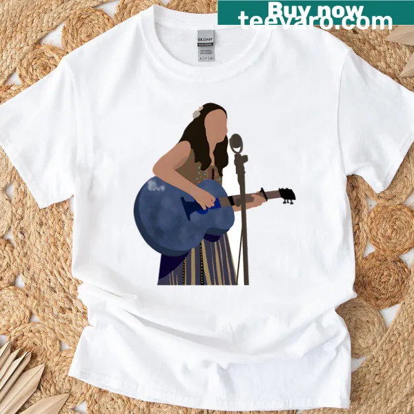 Vintage-inspired T-shirt featuring Lucy Gray District 12 singing theme