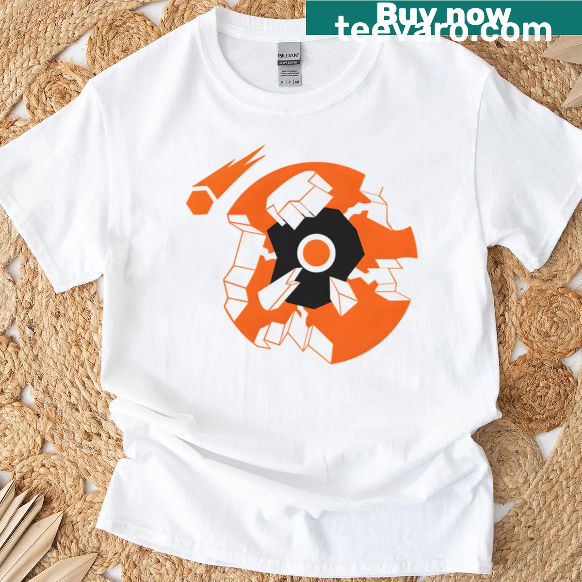 Illustrative T-shirt featuring Dark Bramble design from Outer Wilds — on a men's t-shirt