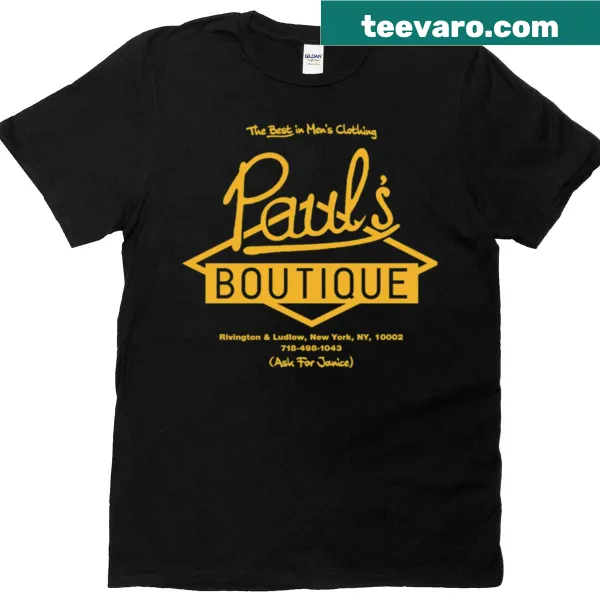 Stylish T-shirt featuring a gold diamond logo from Paulx27sx Boutique