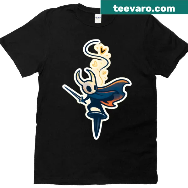 Illustrated knight graphic T-shirt with bold design