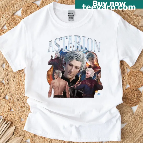 Vintage-style T-shirt with retro 90s game character design