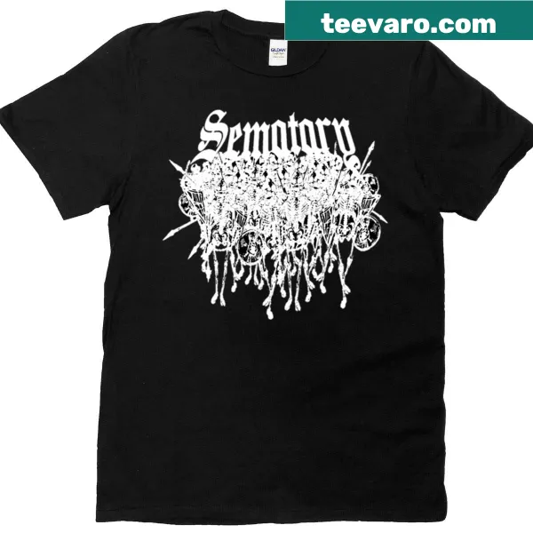 Oversized T-shirt featuring Sematary logo design