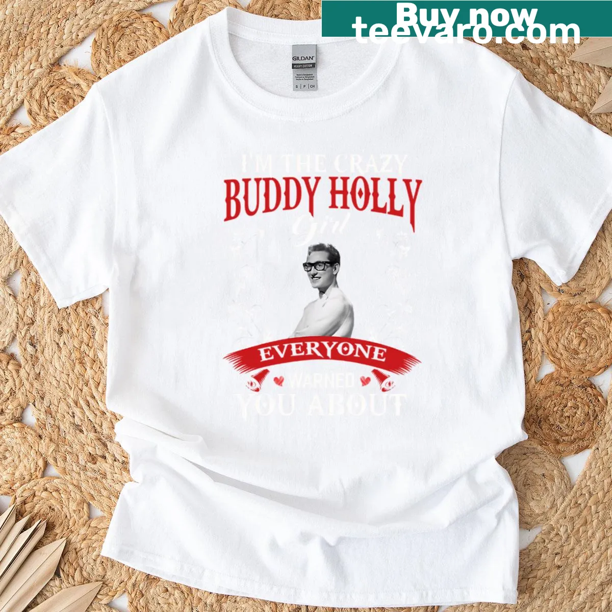 Vintage T-shirt featuring a distressed music logo of a popular band — on a men's t-shirt