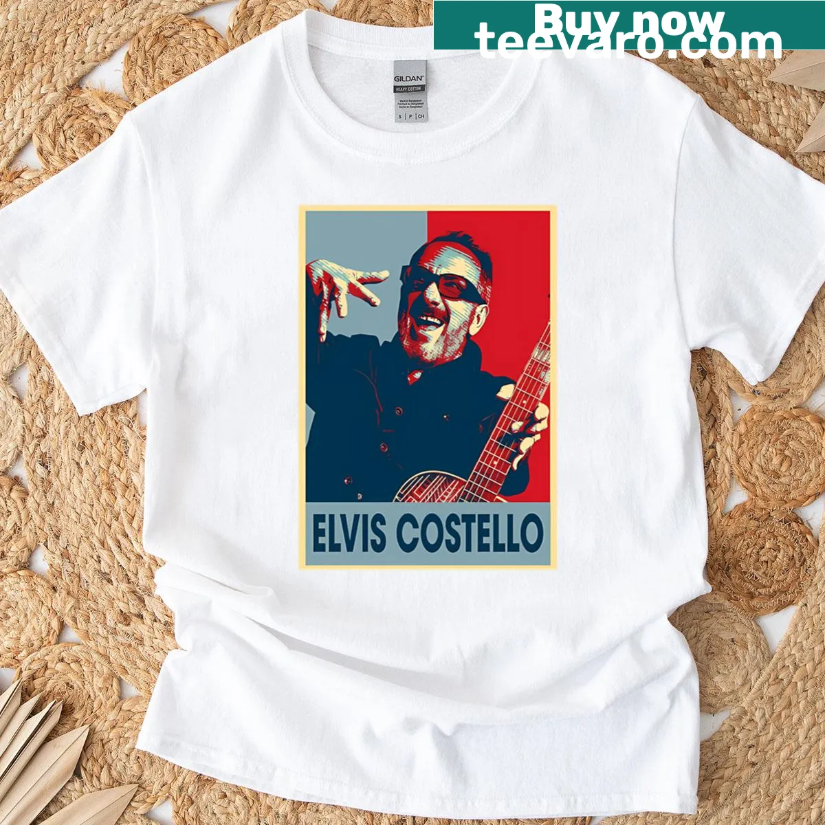 T-shirt featuring a vintage logo of 90s music albums — on a men's t-shirt