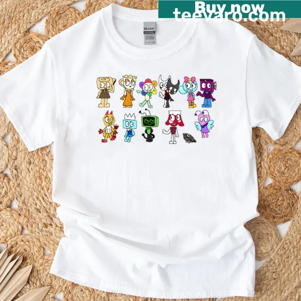 Cute cartoon-themed movie design on a kids t-shirt