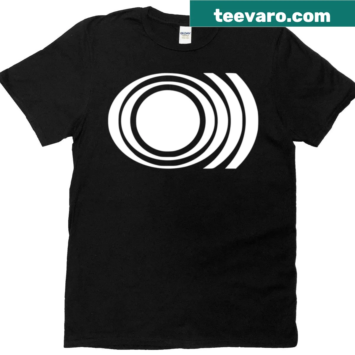 Bold T-shirt featuring Sunn O))) logo design — on a men's t-shirt