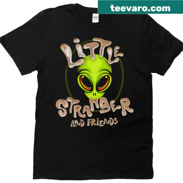 Oversized t-shirt featuring the new logo for Little Stranger and Friends