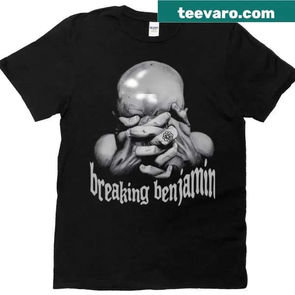 Vintage logo t-shirt celebrating classic music albums and bands