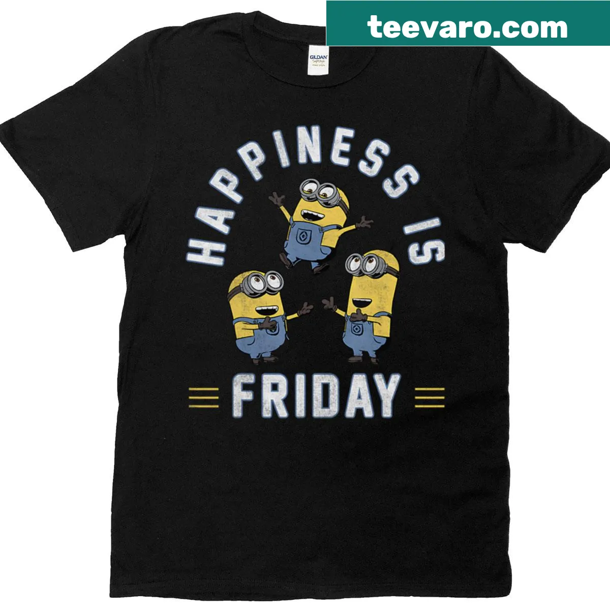 Cartoon-style funny banana movie t-shirt in vintage style — on a men's t-shirt