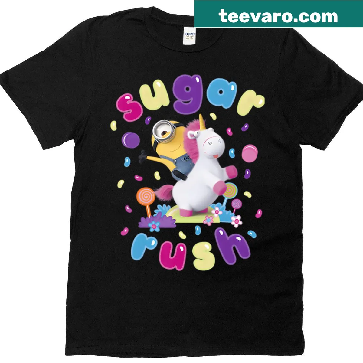 Cartoon-style funny banana movie t-shirt with vintage design — on a men's t-shirt