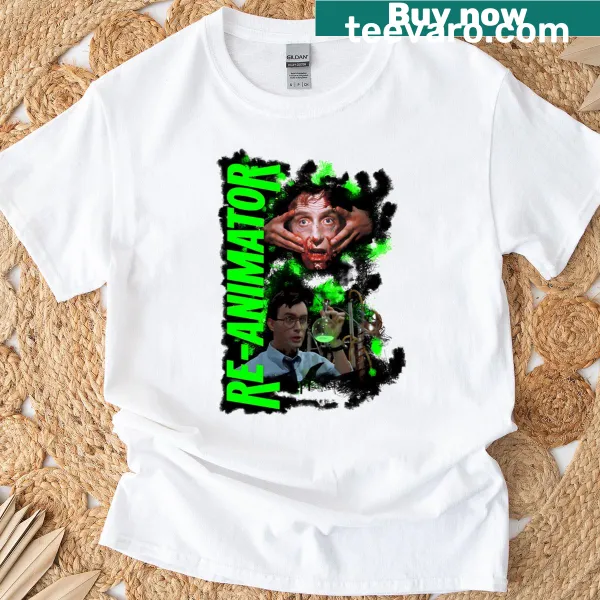 Halloween-themed horror movie T-shirt