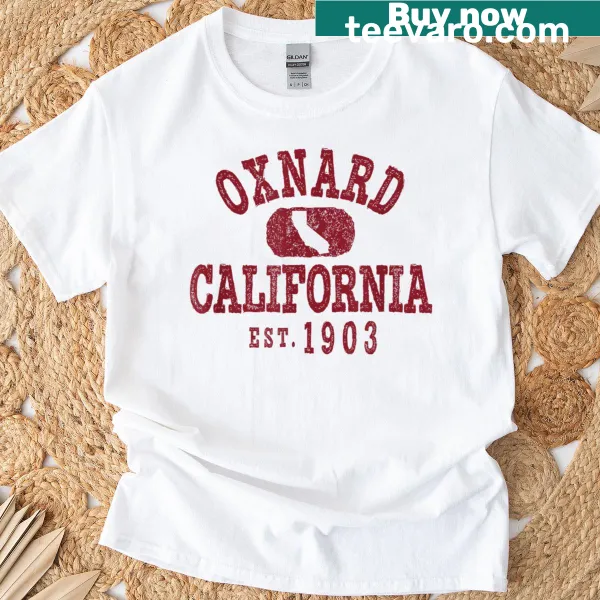 Retro Oxnard California T-shirt with vintage-inspired graphic