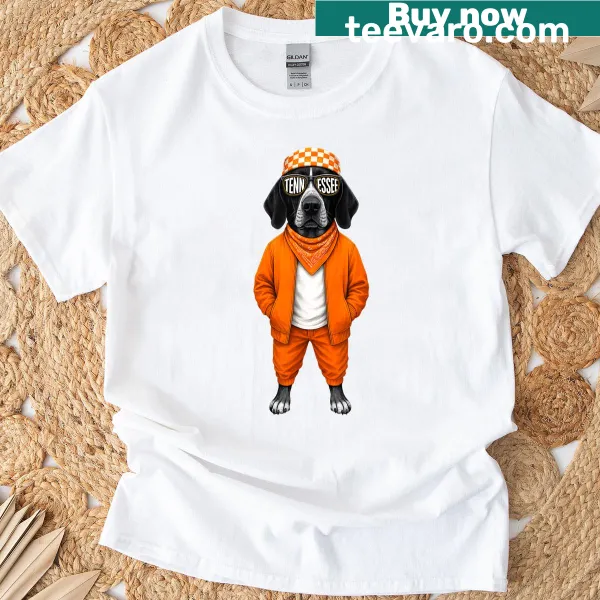 Vintage Tennessee T-shirt for dog lovers with playful graphics
