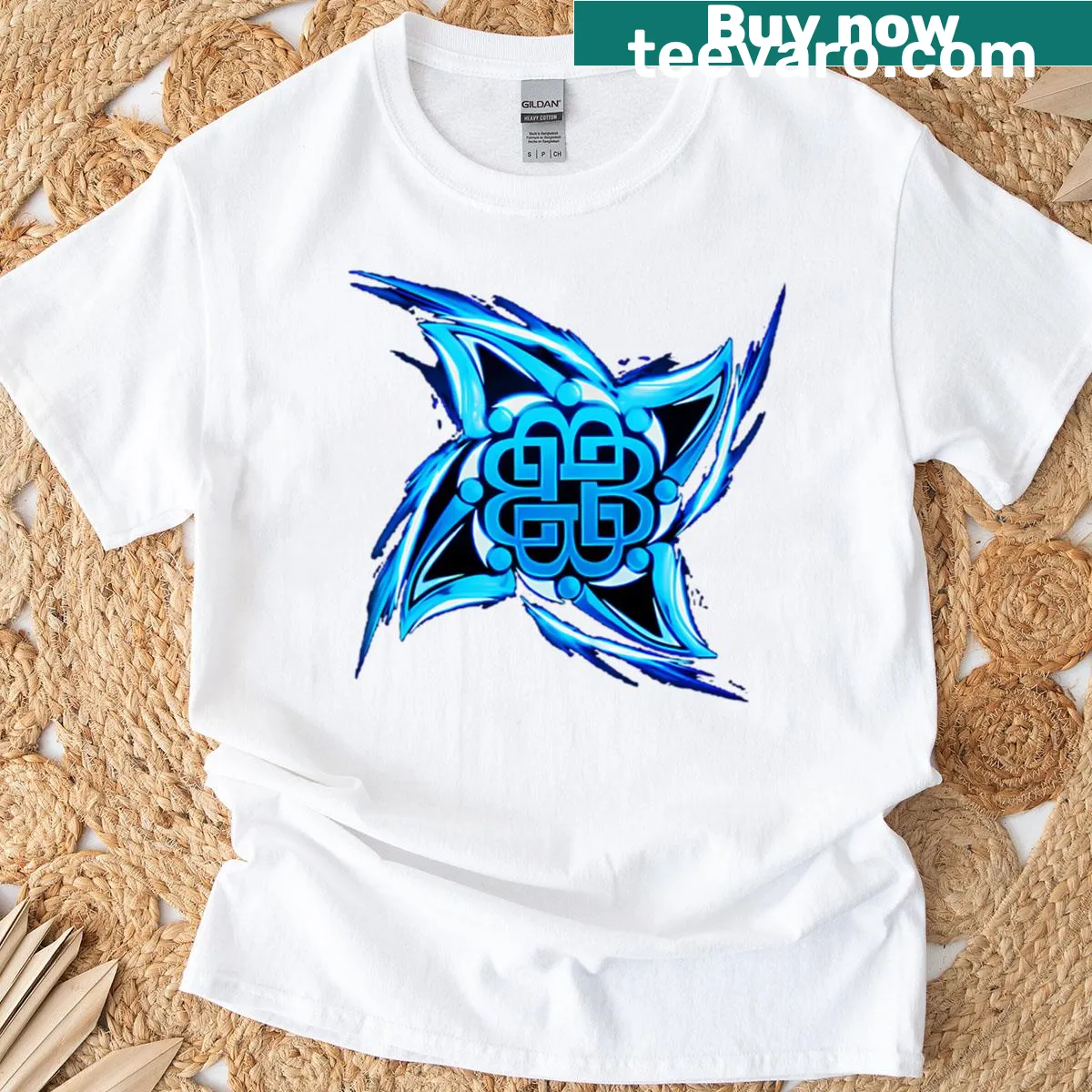 Vintage band logos from tours on a T-shirt — on a men's t-shirt