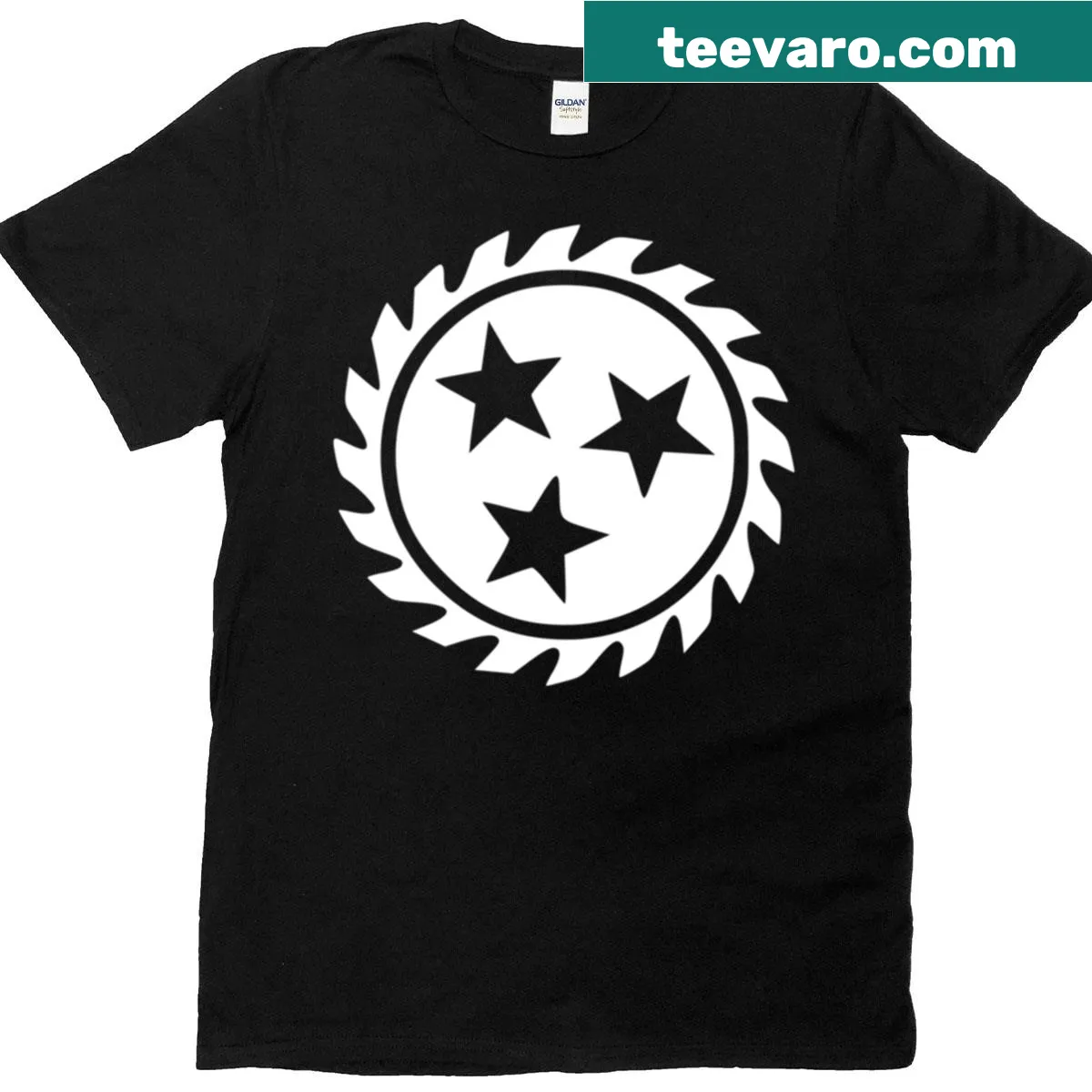 Vintage T-shirt featuring Whitechapel band logo — on a men's t-shirt