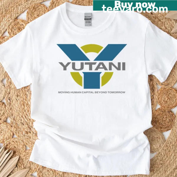 Oversized T-shirt featuring Yutali Corp logo and design
