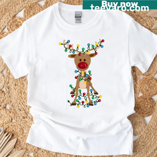 Cute reindeer illustration T-shirt