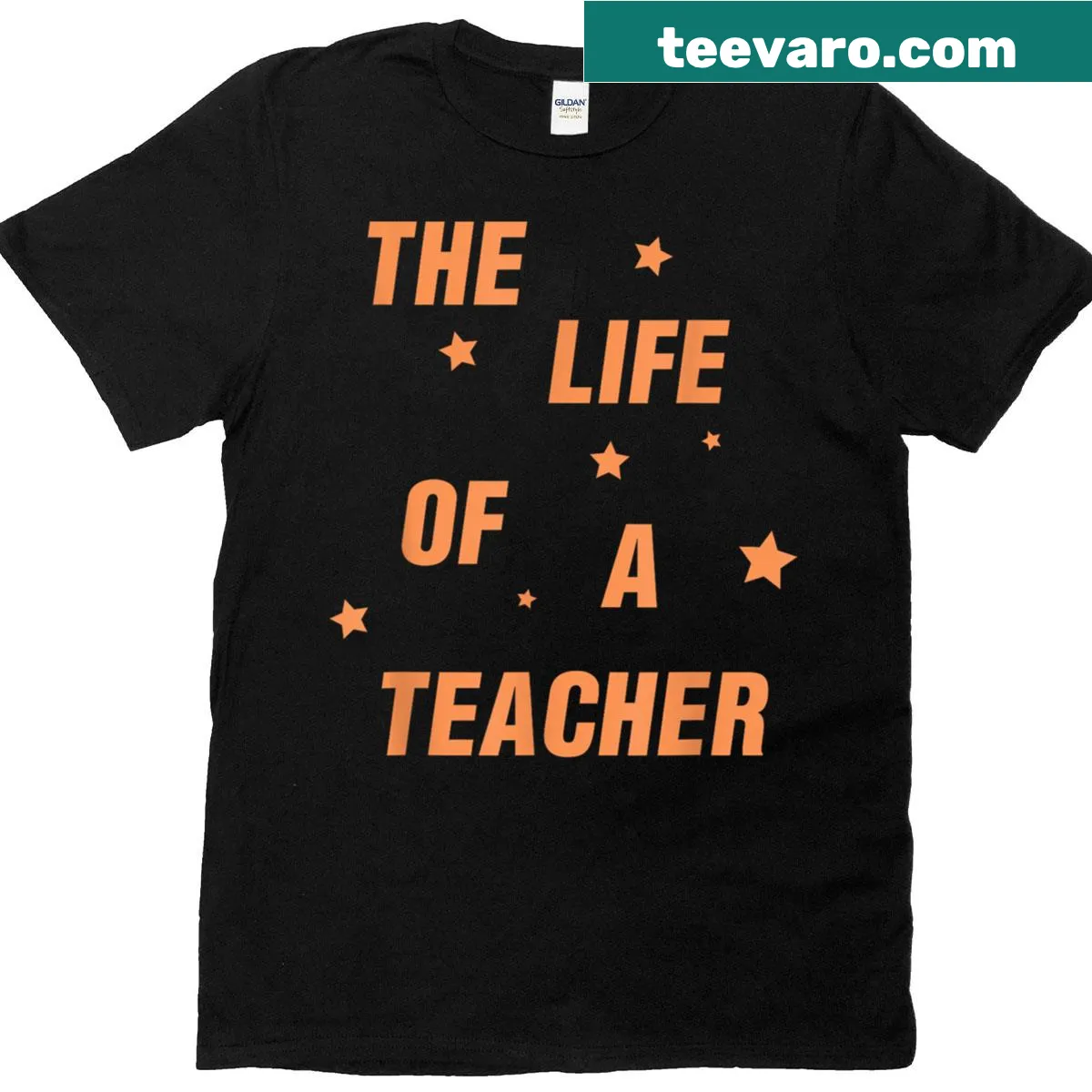 Inspirational teacher T-shirt about the life of a teacher — on a men's t-shirt