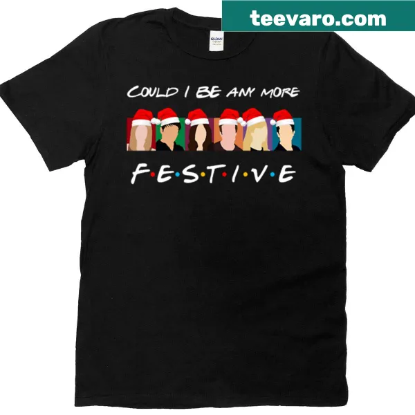 Whimsical festive t-shirt with humorous text design