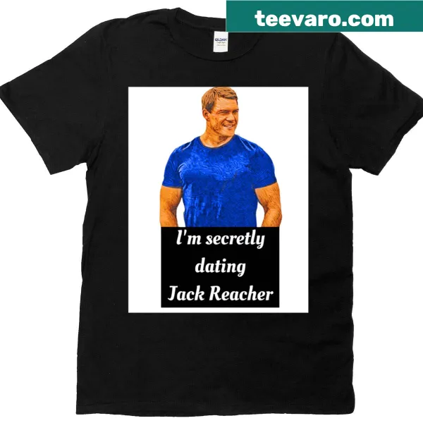 T-shirt with humorous text referencing Jack Reacher for fans