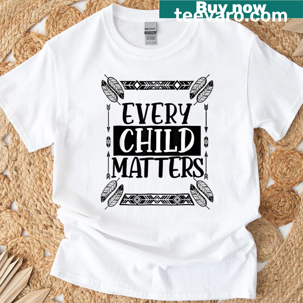 T-shirt promoting kindness message for children — on a men's t-shirt