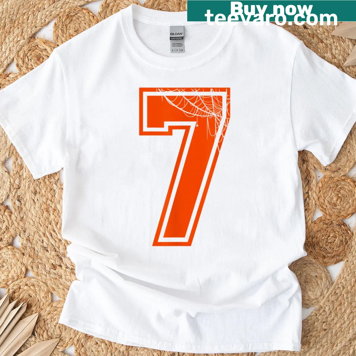 Couple matching T-shirt featuring a funny '67 Six Seven' meme graphic — on a men's t-shirt