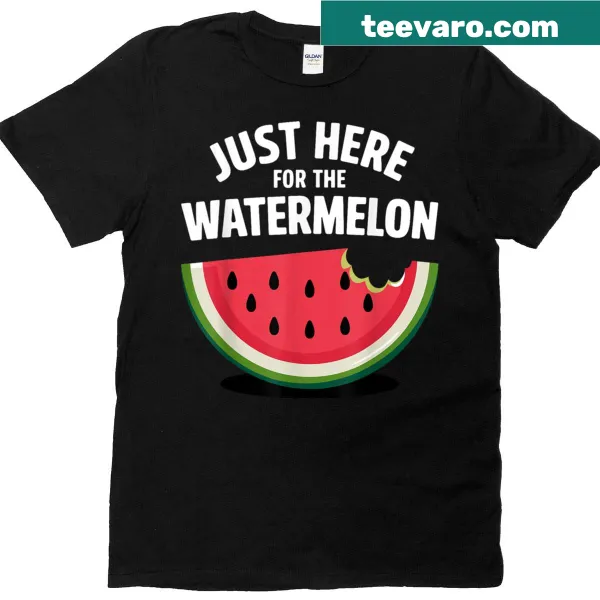Illustrated watermelon graphic with playful text for fruit lovers