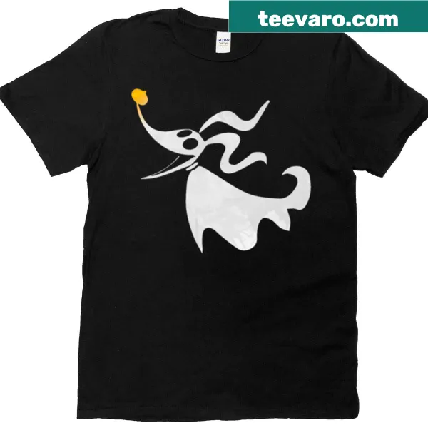 Silhouette t-shirt featuring a whimsical ghost dog design