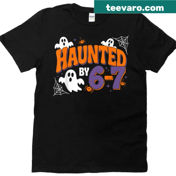 Spooky-themed T-shirt with haunting design